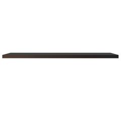 Prateleira de Madeira MDP Preta Com Suporte Invisivel 80x20X2,5cm Multivisão