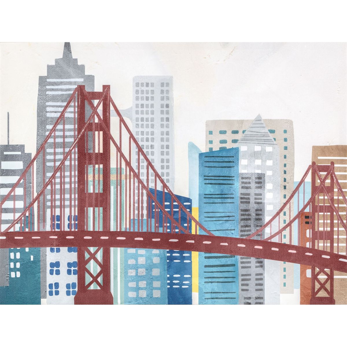 Canvas City Pastel 1 Homy, marca Homy - Foto Principal