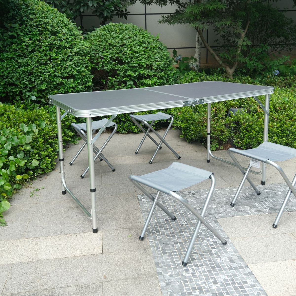 Conjunto de Mesa Dobravel Camping com 4 Lugares Klimber, marca Klimber - Foto 2