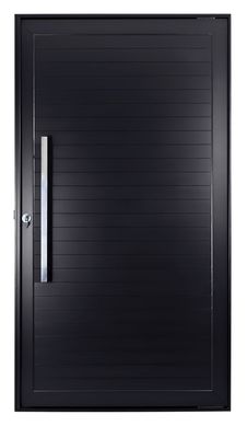 Porta Pivotante Alumnio Preto Direita 220x120x8,6cm Topsul