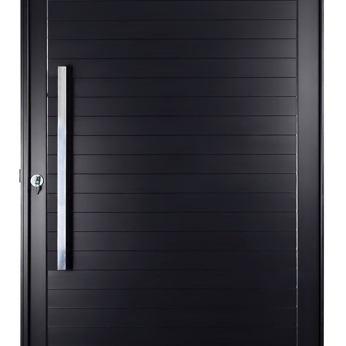 Porta Pivotante Alumínio Preto Direita 220x100x8,6cm Topsul, marca Esquadrisul - Foto Principal