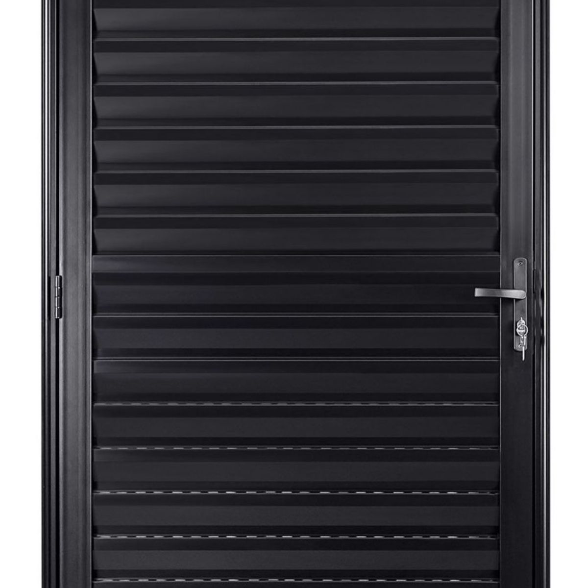 Porta Veneziana Alumínio Preto Direita 210x70x6cm Fortsul, marca Esquadrisul - Foto Principal