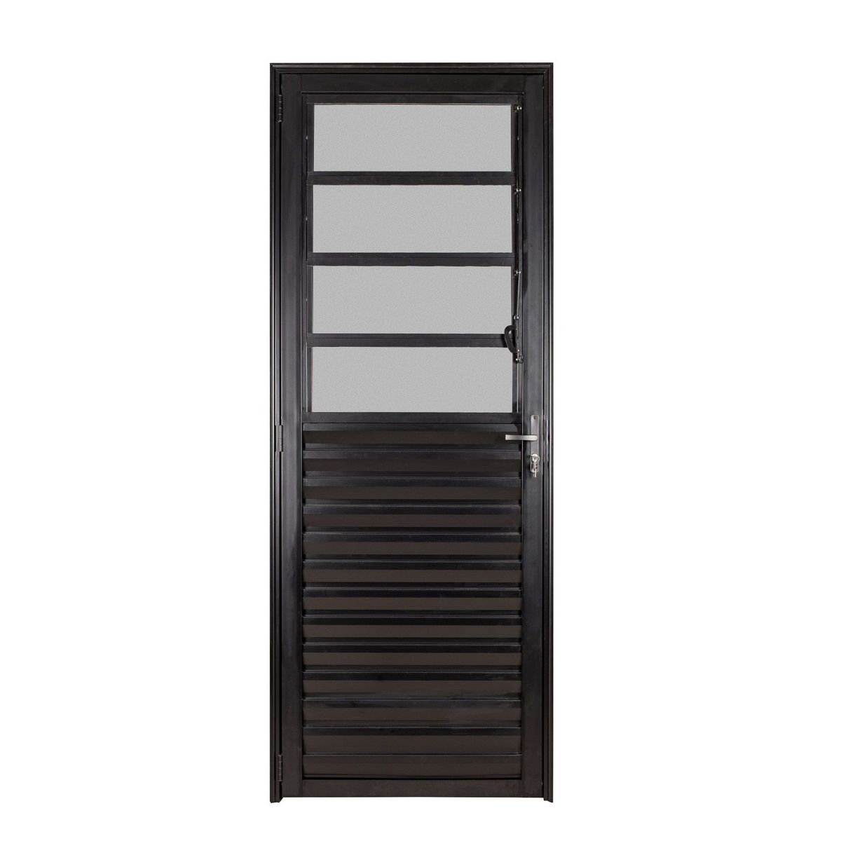 Porta Basculante Alumínio Preto Direito 210x80x6cm Fortsul, marca Esquadrisul - Foto Principal