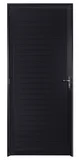 Porta Lambri Fechadura Alumínio Preto Esquerda 210x80x6cm Fortsul