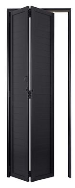Porta Camar�o Alum�nio Preto Direita 210x80x6cm Fortsul