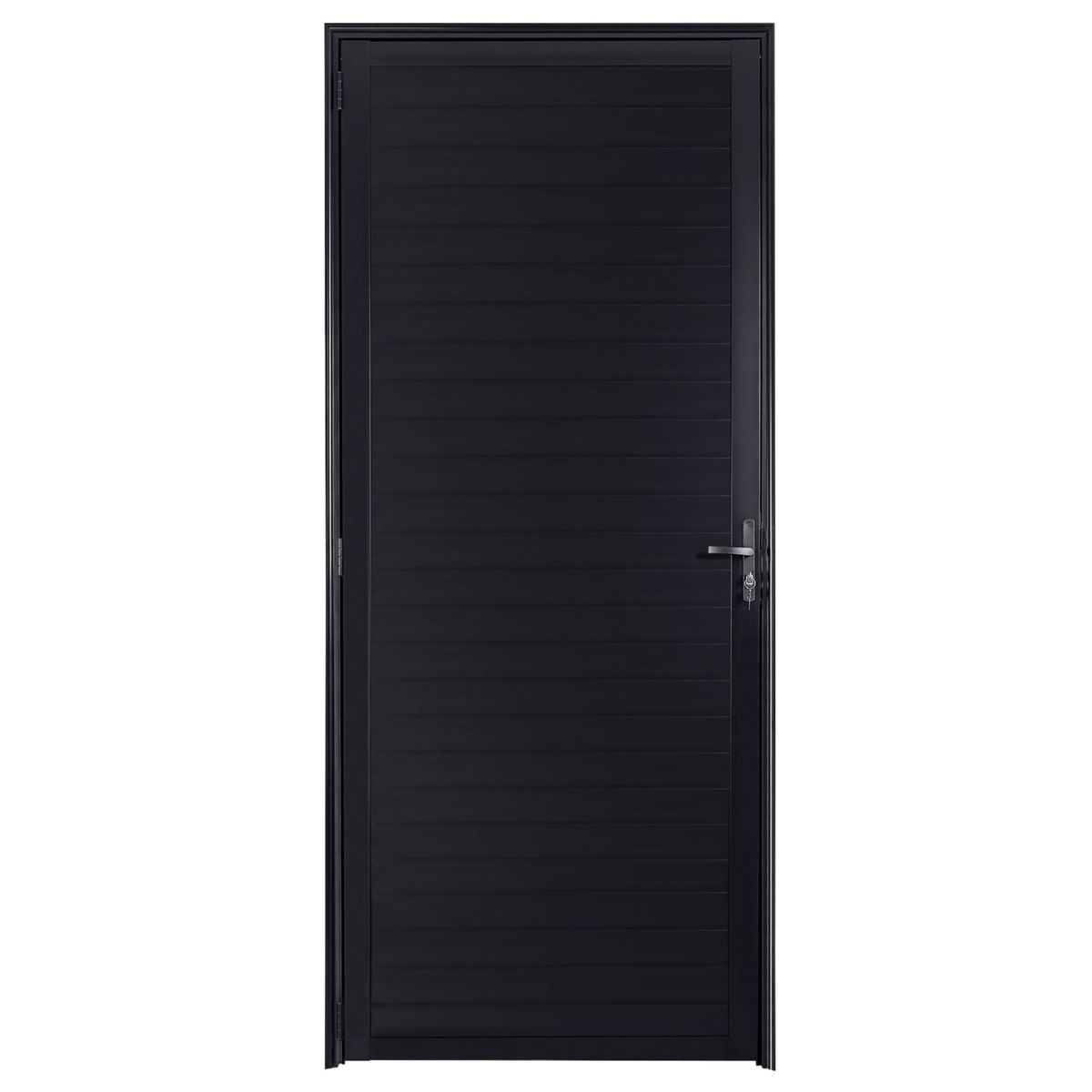 Porta Lambril Fechadura Alumínio Preto Esquerda 210x90x6cm Fortsul, marca Esquadrisul - Foto Principal