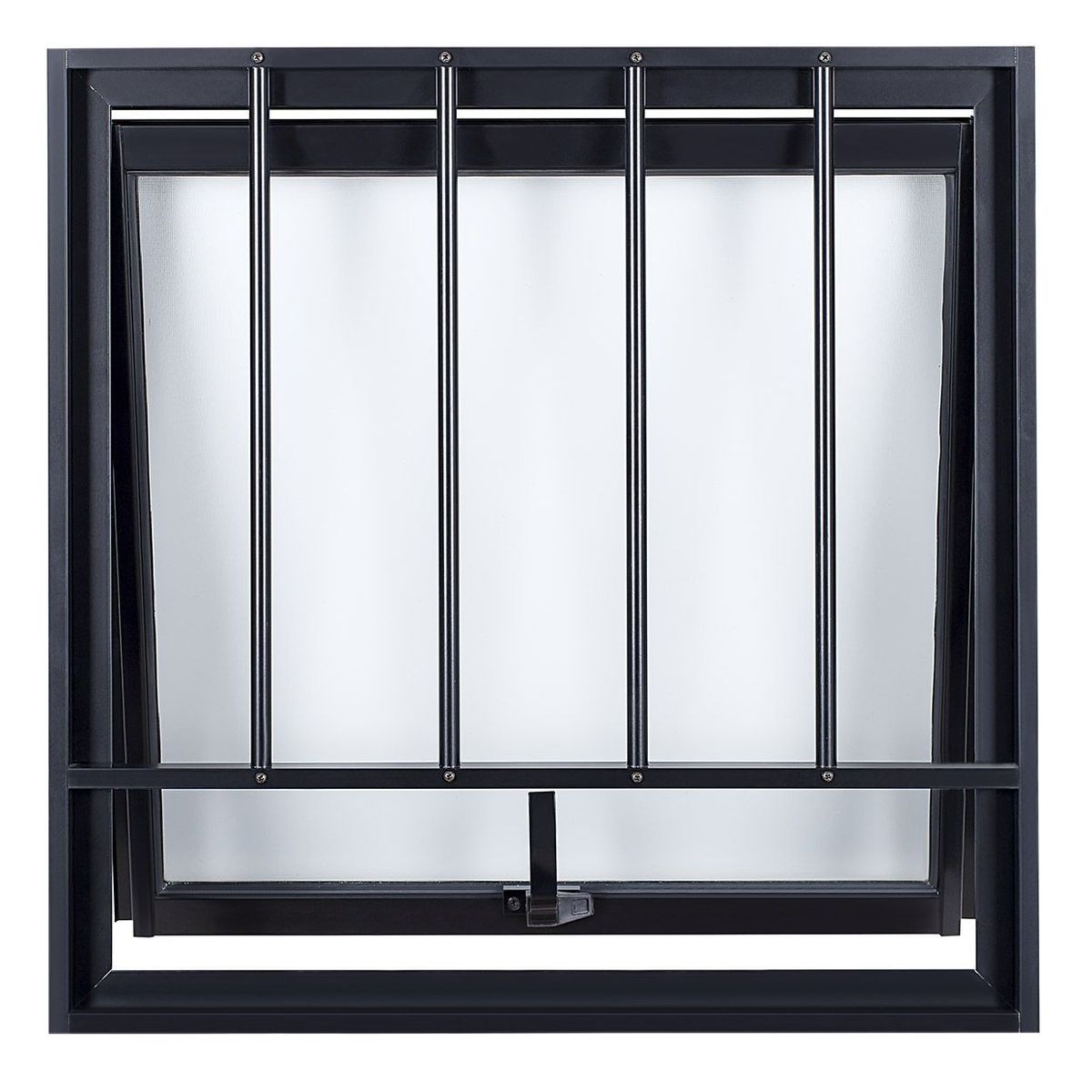 Janela Maxim-Ar Alumínio Preto 80x80x8cm Topsul, marca Esquadrisul - Foto Principal