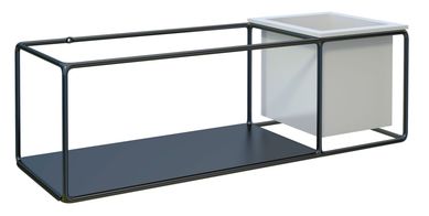 Nicho Line Com Cachepot 38X38X12 Preto