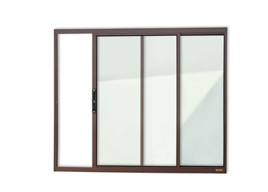 Janela de Correr Alumnio Corten 2 Folhas Esquerda 100x80x6,2cm Confort