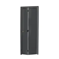 Porta Camarão Alumínio Cinza 2 Folhas Direita 210x60x4,6cm L.25