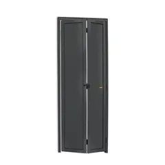 Porta Camarão Alumínio Cinza 2 Folhas Esquerda 210x60x4,6cm L.25