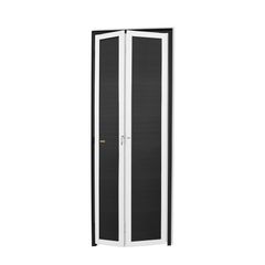 Porta Camarão Alumínio Mix Preto 2 Folhas Direita 210x60x4,6cm L.25