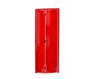 Porta Camarão Alumínio Vermelho 2 Folhas Direita 210x70x4,6cm L.25