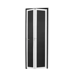 Porta Camarão Alumínio Mix Preto 2 Folhas Direita 210x70x4,6cm L.25