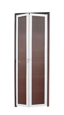 Porta Camaro Alumnio Mix Corten 2 Folhas Direita 210x80x4,6cm L.25