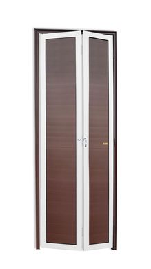 Porta Camaro Alumnio Mix Corten 2 Folhas Esquerda 210x80x4,6cm L.25