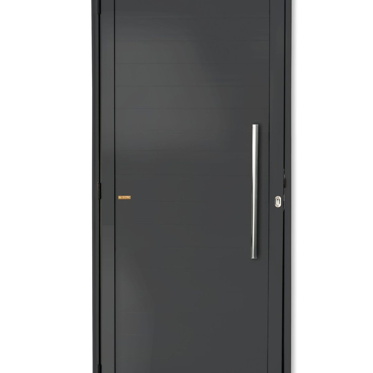 Porta Lambri Puxador Alumínio Cinza Direita 210x80x4,6cm Super 25, marca Brimak - Foto Principal