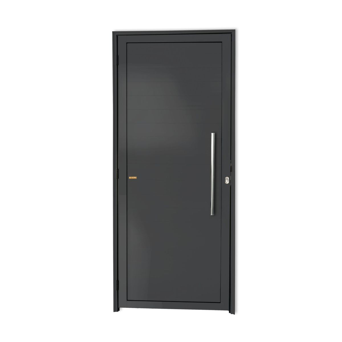 Porta Lambri Puxador Alumínio Cinza Direita 210x80x4,6cm Super 25, marca Brimak - Foto Principal