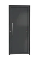 Porta Lambri Puxador Alumínio Cinza Esquerda 210x80x4,6cm Super 25