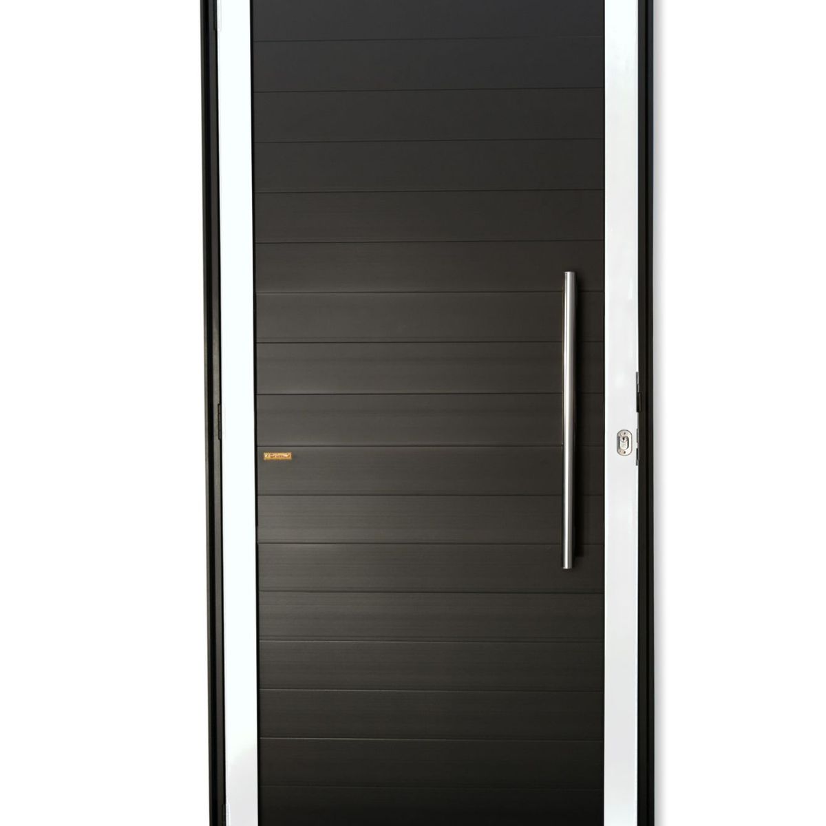 Porta Lambri Puxador Alumínio Mix Preto Direita 210x80x4,6cm Super 25, marca Brimak - Foto Principal
