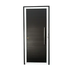 Porta Lambri Puxador Alumínio Mix Preto Direita 210x90x4,6cm Super 25