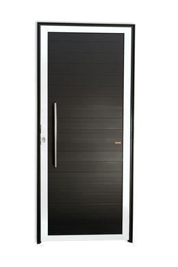 Porta Lambri Puxador Alumnio Mix Preto Esquerda 210x90x4,6cm Super 25