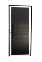 Porta Lambri Puxador Alumínio Mix Preto Esquerda 210x90x4,6cm Super 25