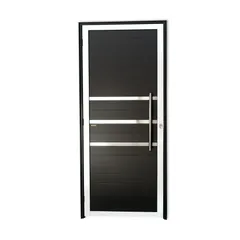 Porta Lambri e Friso Alumínio Mix Preto Direita 210x80x4,6cm Super 25