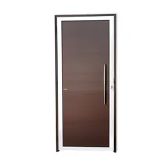 Porta Lambri Puxador Alumínio Mix Corten Direita 210x90x4,6cm Super 25