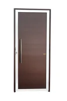 Porta Lambri Puxador Alumínio Mix Corten Esquerda 210x90x4,6cm Super 25