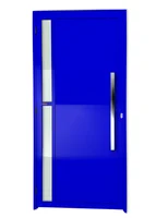 Porta Lambri e Visor Alumínio Azul Direita 210x90x4,6cm Visione