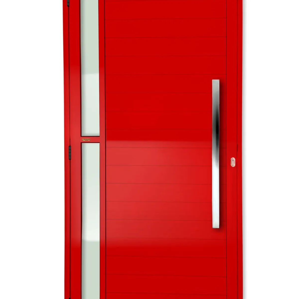 Porta Lambri e Visor Alumínio Vermelho Direita 210x90x4,6cm Visione, marca Brimak - Foto Principal