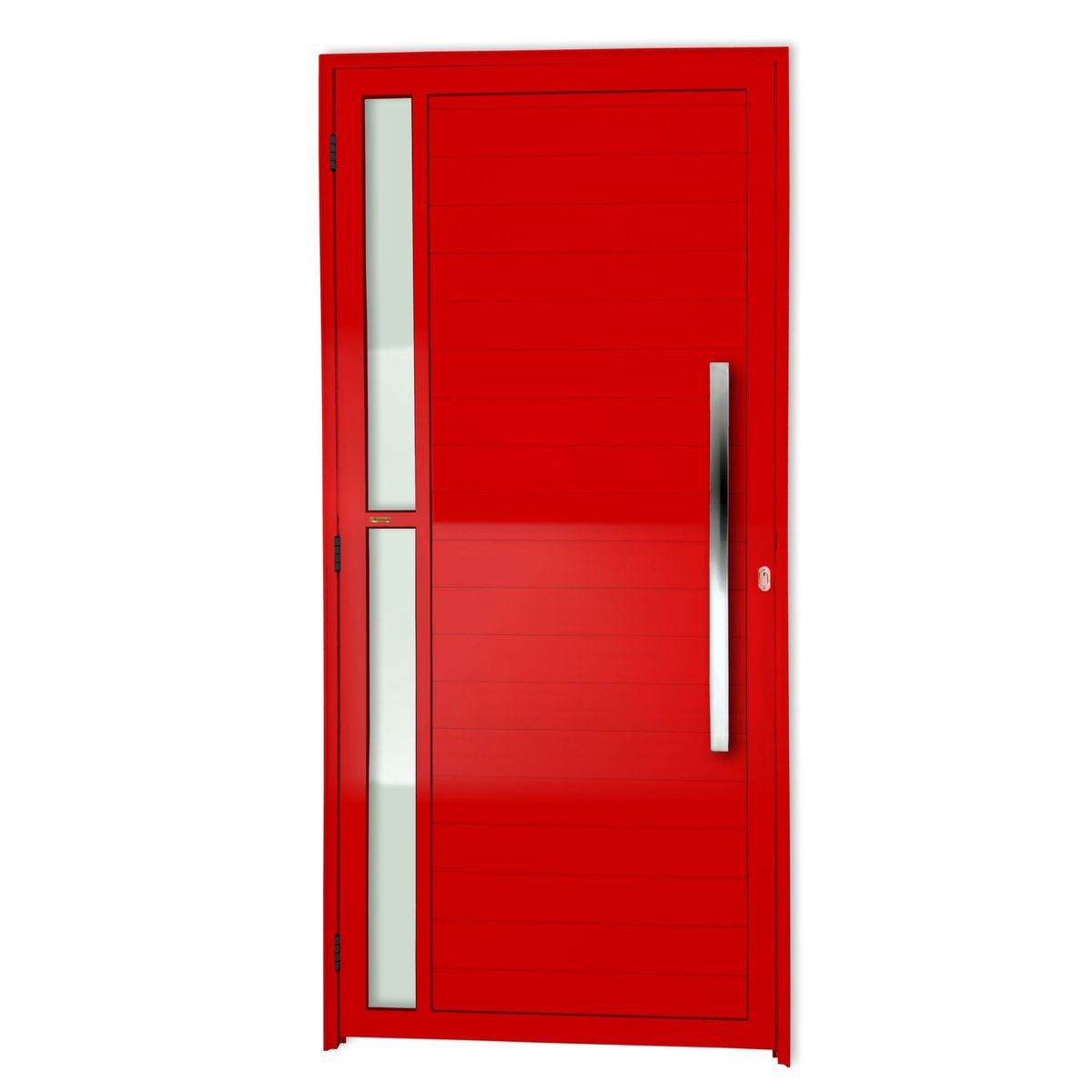 Porta Lambri e Visor Alumínio Vermelho Direita 210x90x4,6cm Visione, marca Brimak - Foto Principal