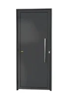 Porta Lambri Puxador Alumínio Cinza Direita 210x100x4,6cm Super 25