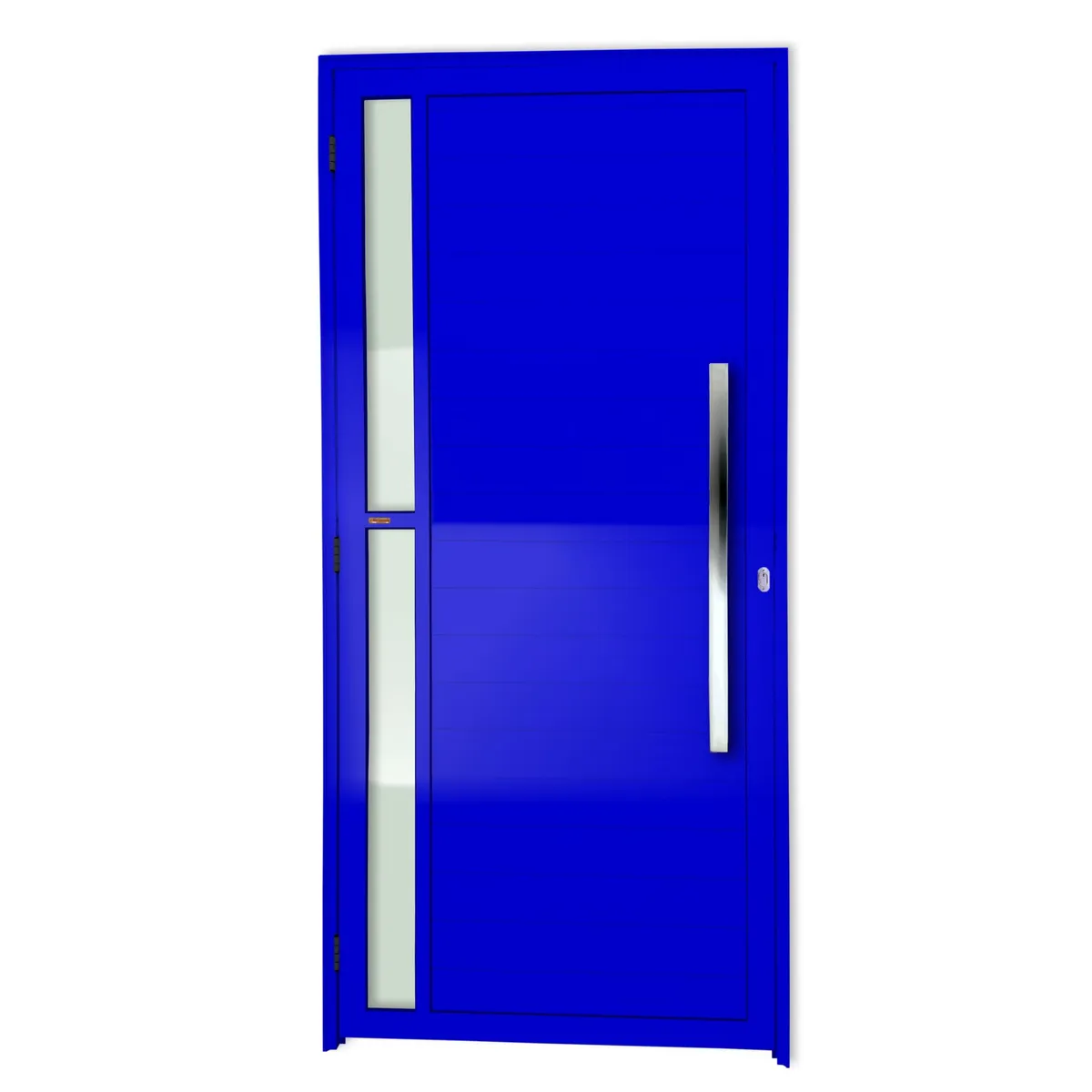 Porta Lambri e Visor Alumínio Azul Direita 210x100x4,6cm Visione, marca Brimak - Foto Principal