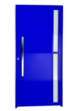 Porta Lambri e Visor Alumnio Azul Esquerda 210x100x4,6cm Visione