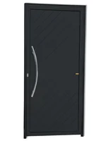 Porta Lambri Puxador Alumínio Preto Esquerda 210x90x4,6cm Savana