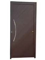 Porta Lambri Puxador Alumínio Corten Esquerda 210x90x4,6cm Savana