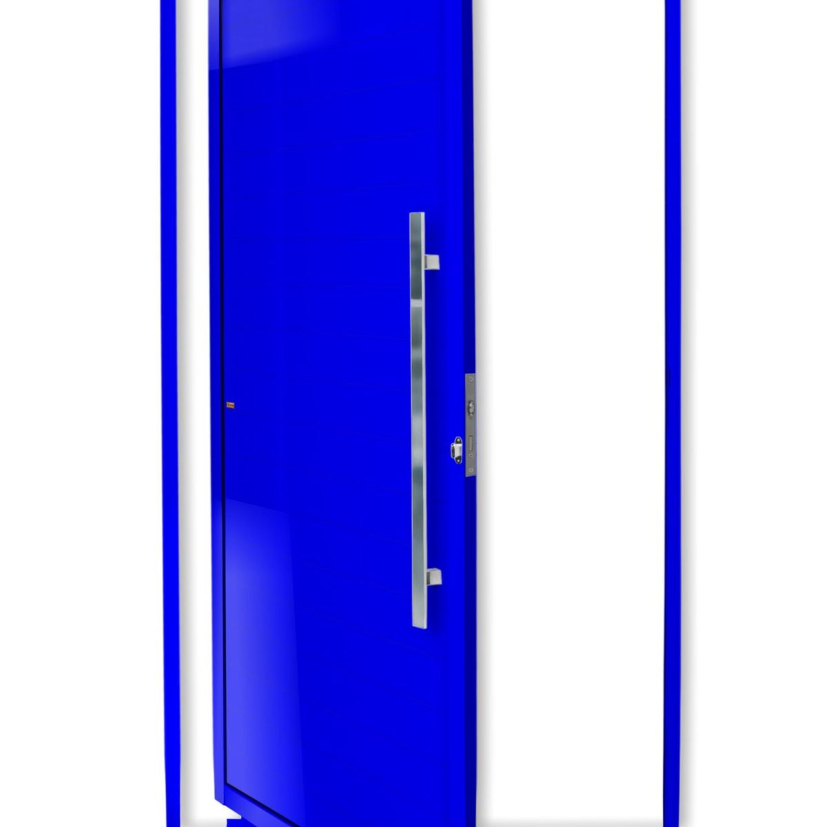 Porta Pivotante Alumínio Azul Direita 210x100x4,6cm Super 25, marca Brimak - Foto Principal