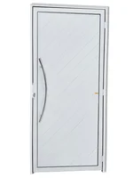 Porta Lambri Puxador Alumínio Branco Esquerda 210x100x4,6cm Savana