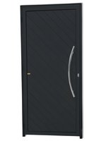 Porta Lambri Puxador Alumínio Preto Direita 210x100x4,6cm Savana