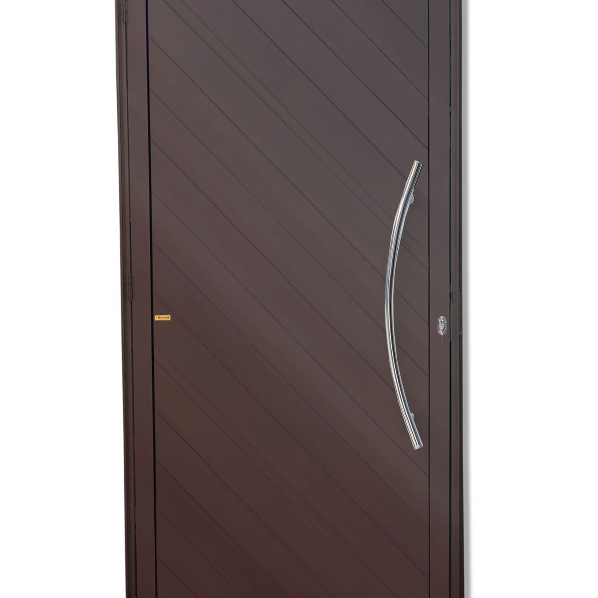 Porta Lambri Puxador Alumínio Corten Direita 210x100x4,6cm Savana, marca Brimak - Foto Principal