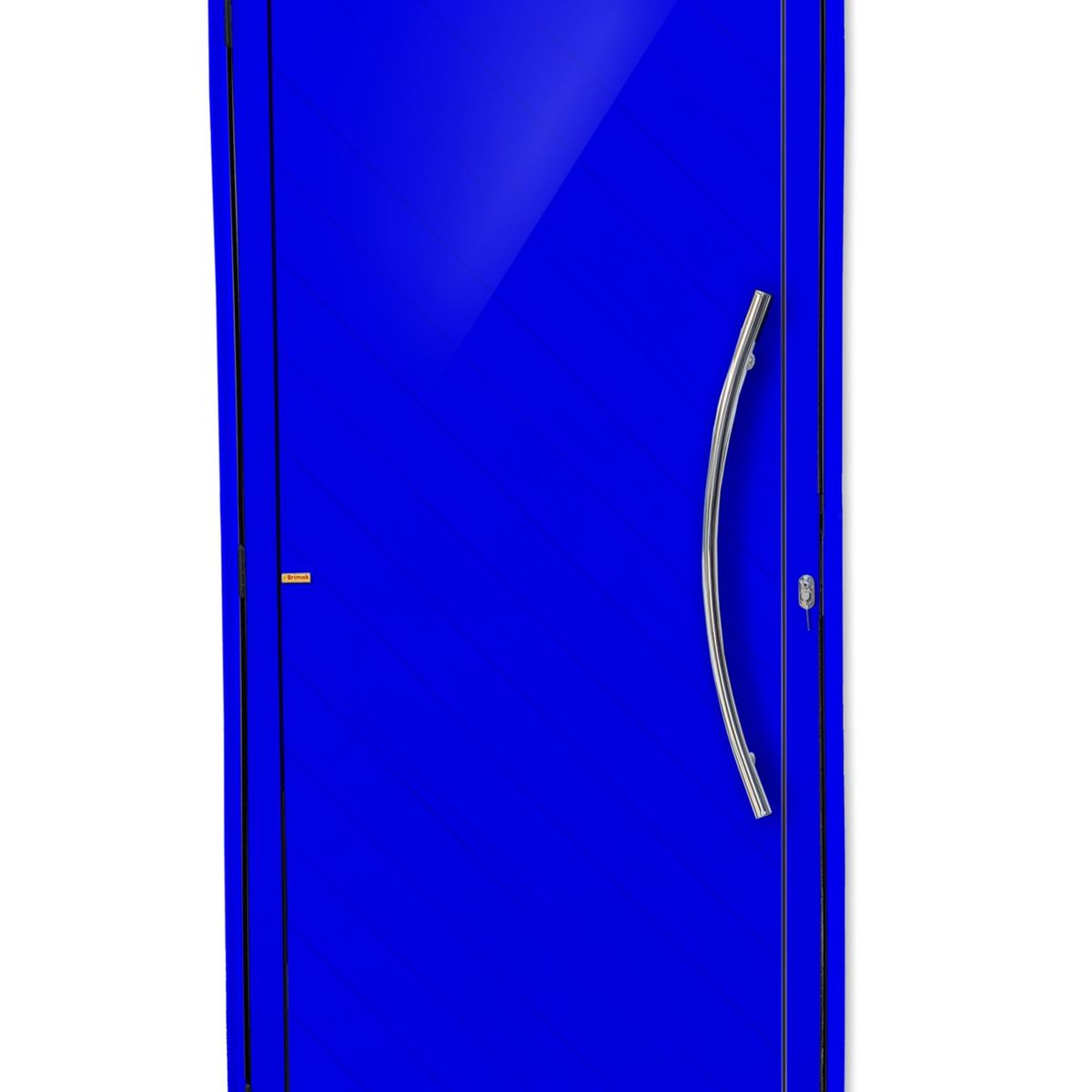 Porta Lambri Puxador Alumínio Azul Direita 210x100x4,6cm Savana, marca Brimak - Foto Principal