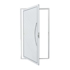 Porta Pivotante Alumínio Branco Direita 210x100x4,6cm Savana