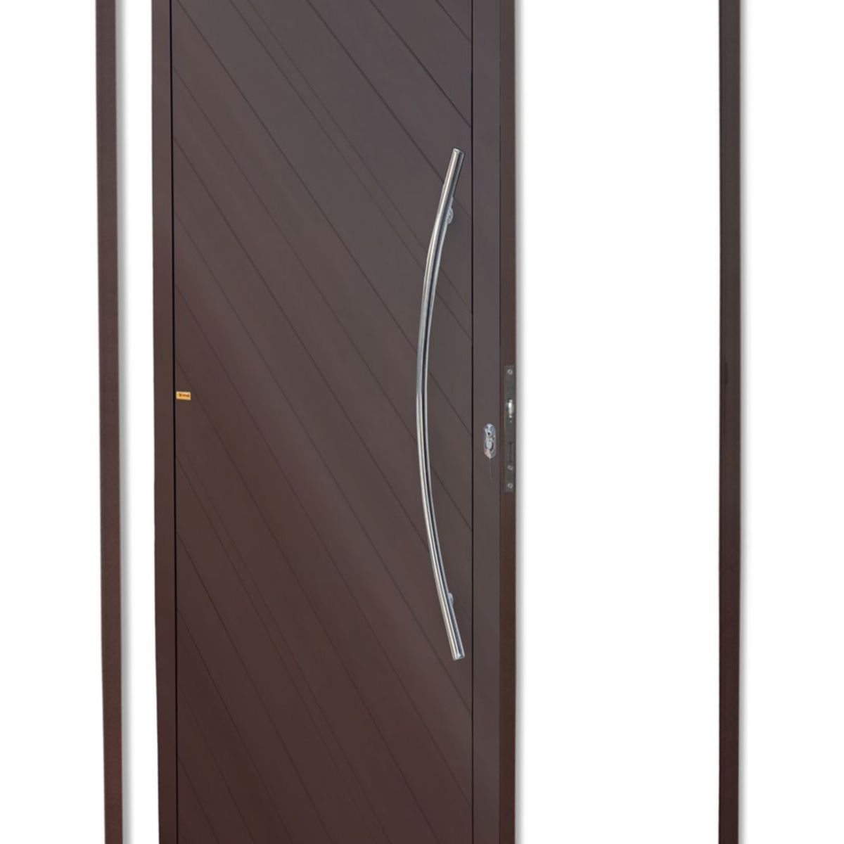 Porta Pivotante Alumínio Corten Direita 210x100x4,6cm Savana, marca Brimak - Foto Principal