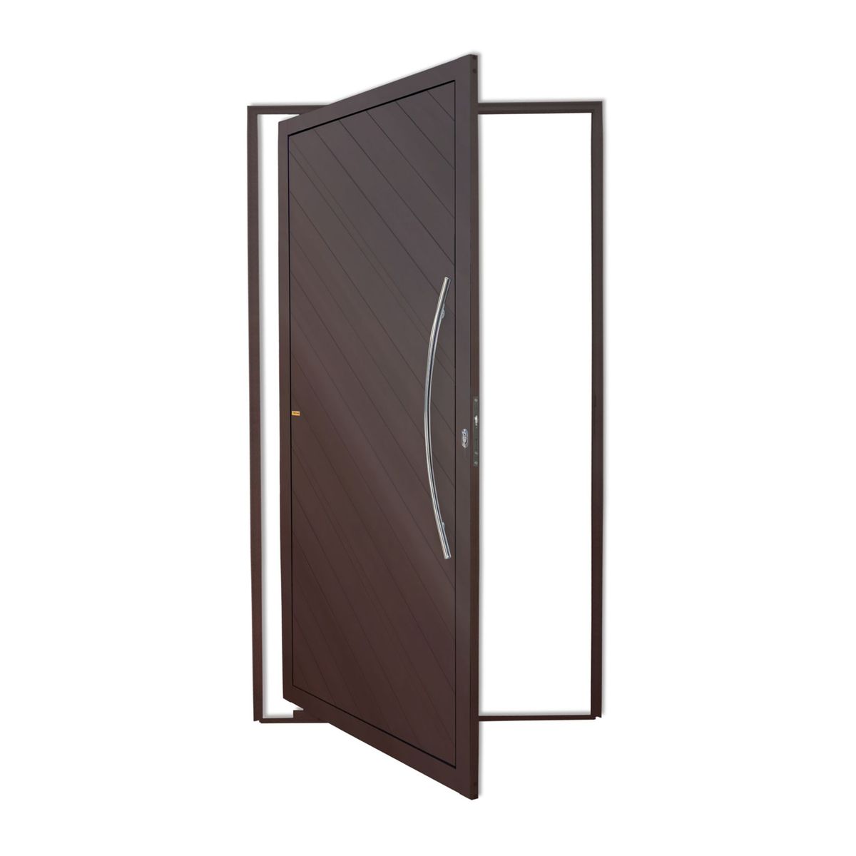 Porta Pivotante Alumínio Corten Direita 210x100x4,6cm Savana, marca Brimak - Foto Principal