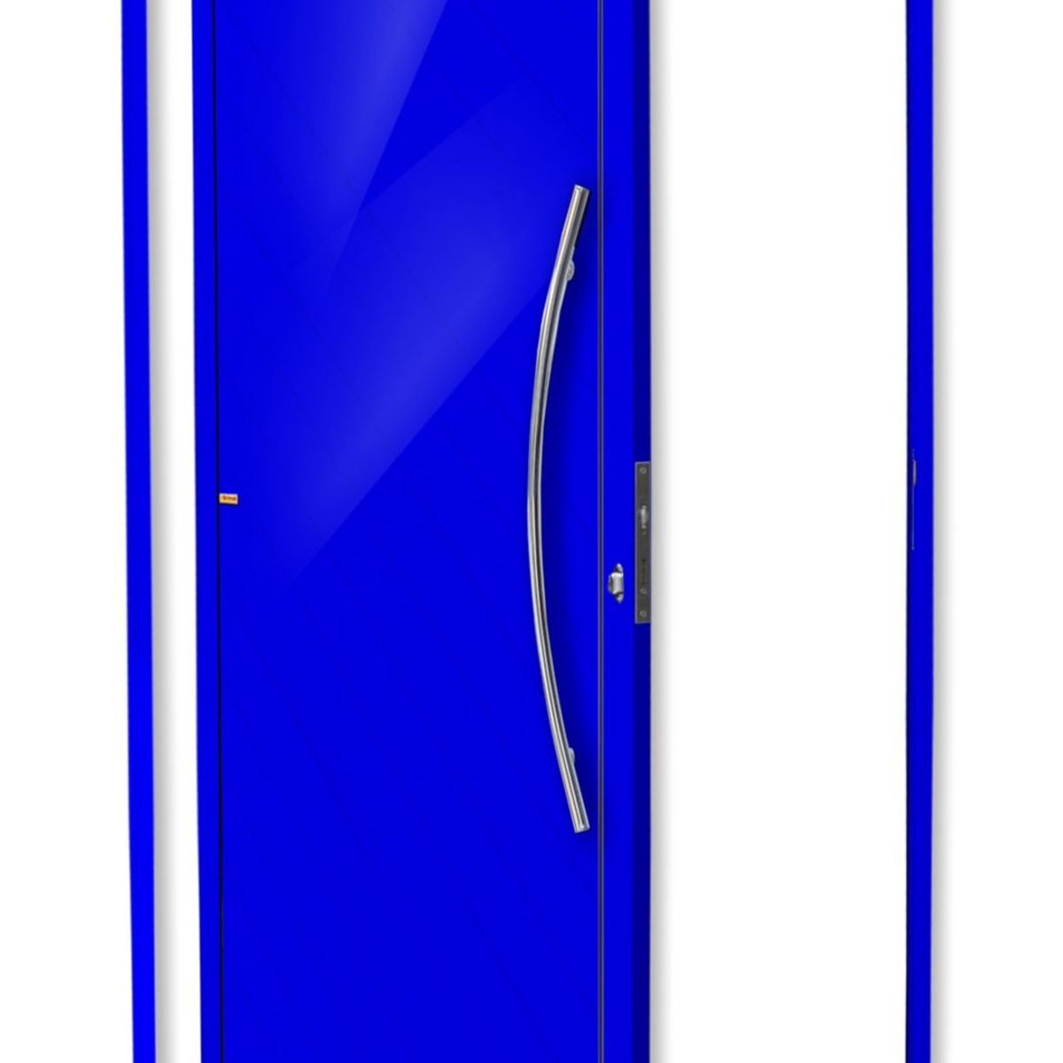 Porta Pivotante Alumínio Azul Direita 210x100x4,6cm Savana, marca Brimak - Foto Principal