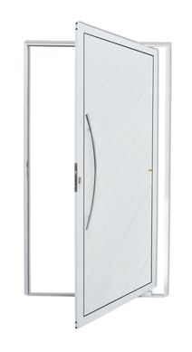 Porta Pivotante Alumnio Branco Esquerda 210x120x4,6cm Savana