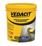 Vedacit Aditivo Acelerador Ultrarapidissimo Pote 900 Gramas