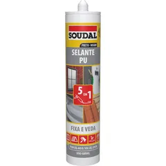 Selante Adesivo PU Geral 5 em 1 Preto 445G Soudal